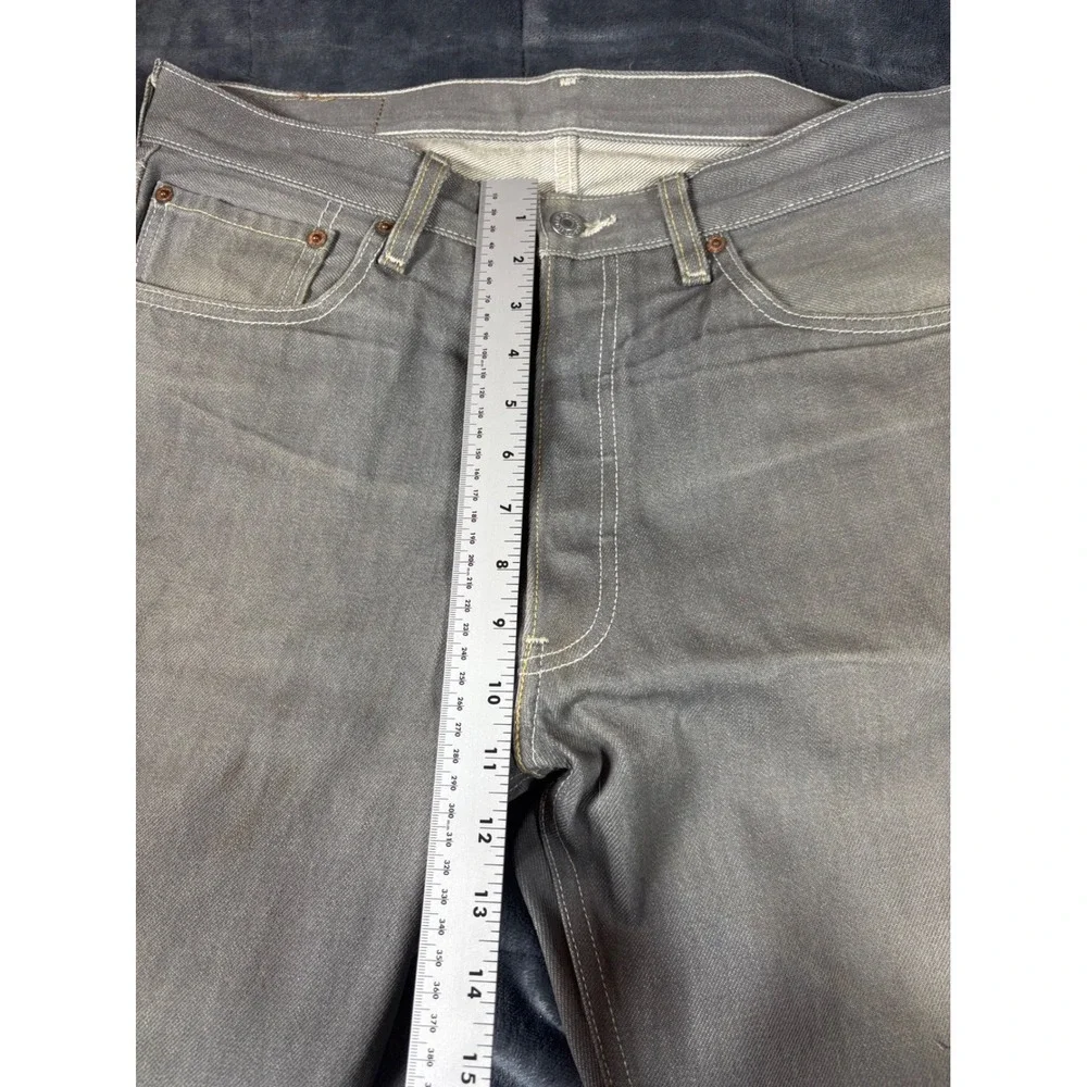 Levi's 501 XX Original Fit Straight Leg Jeans Mens Size‎ 33x30 Gray Denim